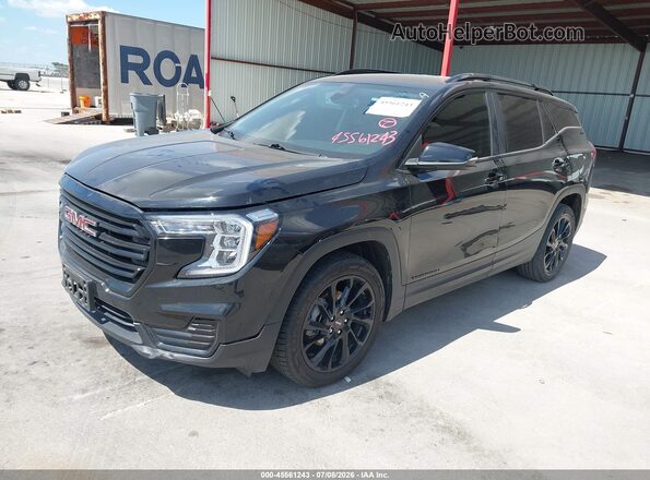 3GKALMEG4PL238797 2023 GMC TERRAIN Black Vista tres cuartos delantera izquierda