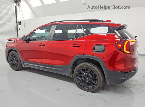 3GKALMEG4PL265580 2023 GMC TERRAIN Maroon Tył lewy