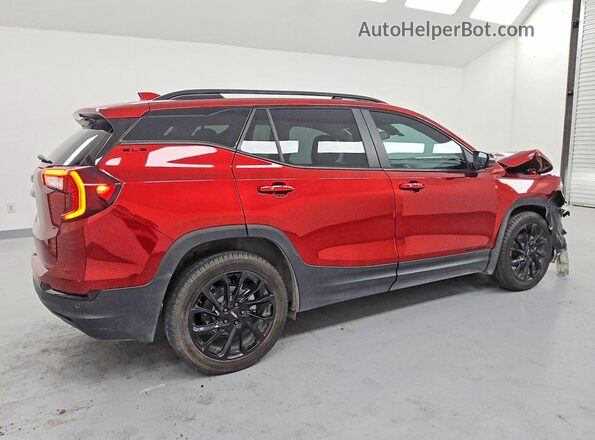 3GKALMEG4PL265580 2023 GMC TERRAIN Maroon Tył prawy
