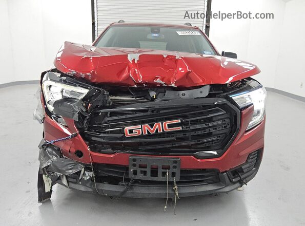 3GKALMEG4PL265580 2023 GMC TERRAIN Maroon Widok wnętrza 360 stopni
