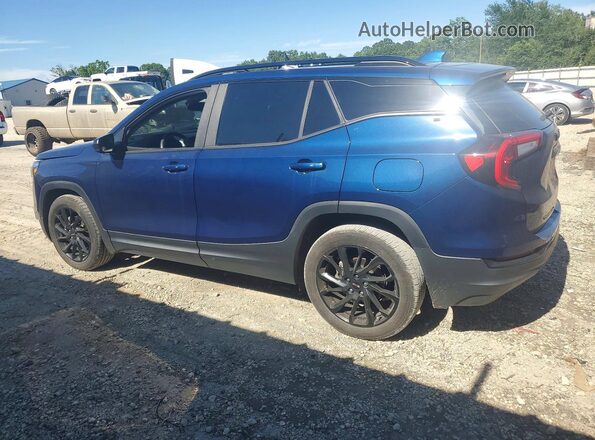 3GKALMEG6PL161821 2023 GMC TERRAIN Blue Rear left