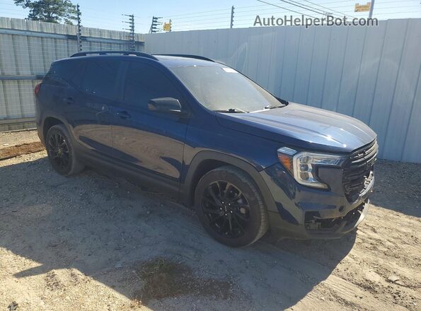 3GKALMEG6PL161821 2023 GMC TERRAIN Blue Front right