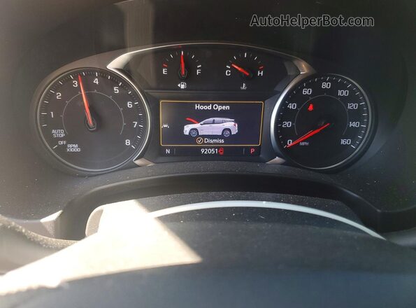 3GKALMEG6PL161821 2023 GMC TERRAIN Blue Instrument cluster view