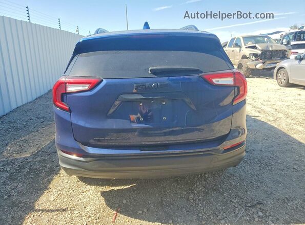 3GKALMEG6PL161821 2023 GMC TERRAIN Blue Rear view