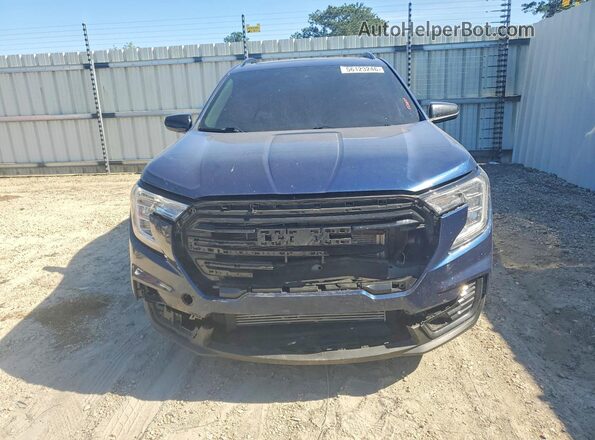 3GKALMEG6PL161821 2023 GMC TERRAIN Blue Front view
