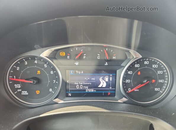 3GKALMEG6RL275899 2024 GMC TERRAIN White Вид щитка приладів