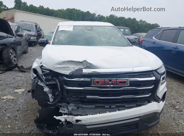 3GKALMEG6TL306625 2026 GMC TERRAIN White Instrument cluster view