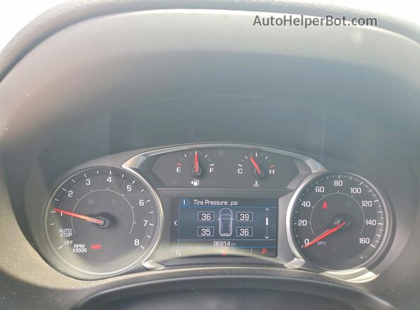 3GKALMEG7RL316654 2024 GMC TERRAIN White Вид щитка приладів