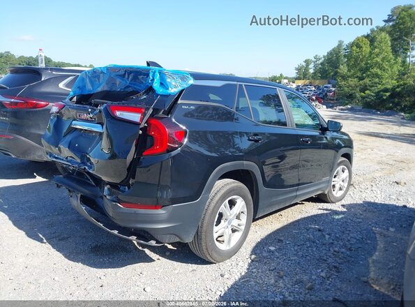 3GKALMEG7RL376465 2024 GMC TERRAIN Black Widok wnętrza z tyłu