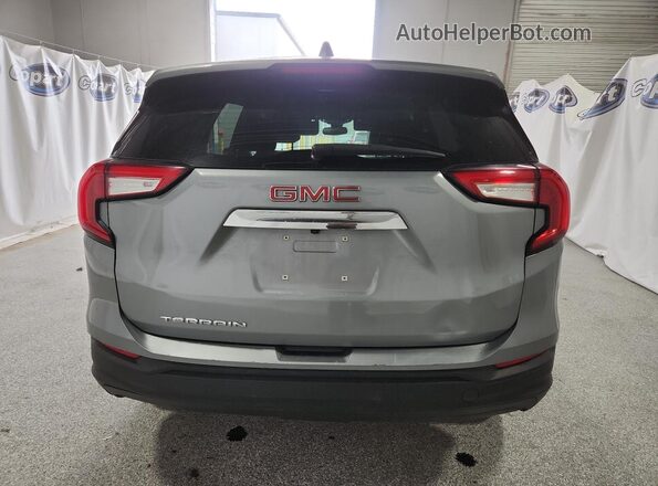 3GKALMEG8RL357763 2024 GMC TERRAIN Gray Սալոնի 360 աստիճան տեսք