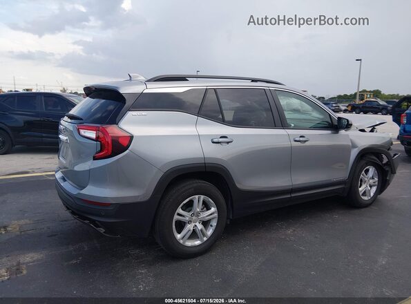 3GKALMEG8RL395798 2024 GMC TERRAIN Gray Задня права чверть