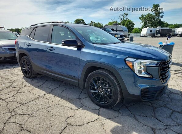 3GKALMEG8RL400854 2024 GMC TERRAIN Blue Delantero derecho