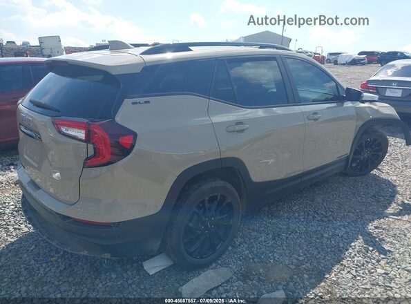 3GKALMEG9PL106053 2023 GMC TERRAIN Tan Հետևի աջ