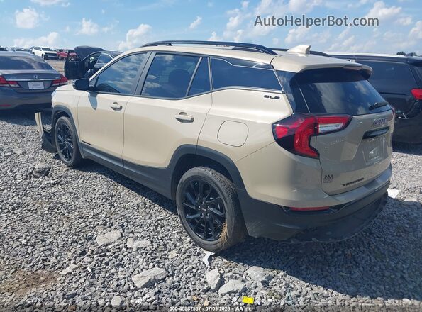 3GKALMEG9PL106053 2023 GMC TERRAIN Tan Հետևի ձախ