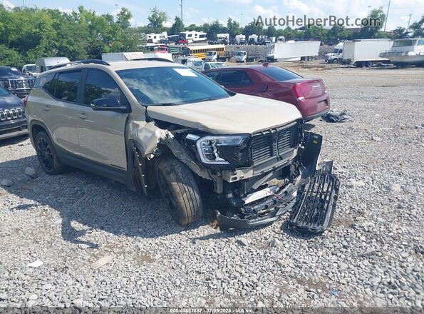 3GKALMEG9PL106053 2023 GMC TERRAIN Tan Դիմացի տեսք