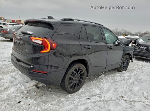 3GKALMEG9PL210039 2023 GMC TERRAIN Черный Задняя правая четверть