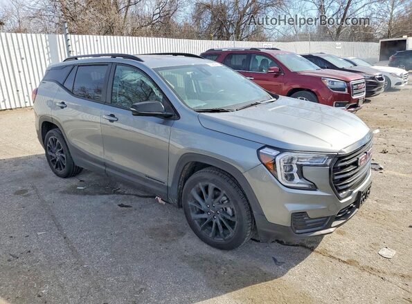 3GKALMEG9RL282653 2024 GMC TERRAIN Серый Передняя правая четверть
