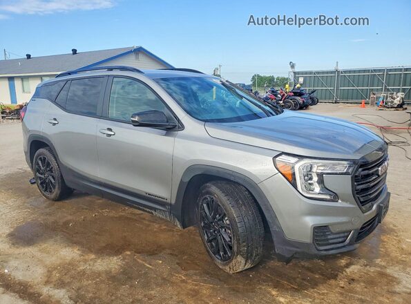 3GKALMEGXPL111603 2023 GMC TERRAIN Silver Przód prawy