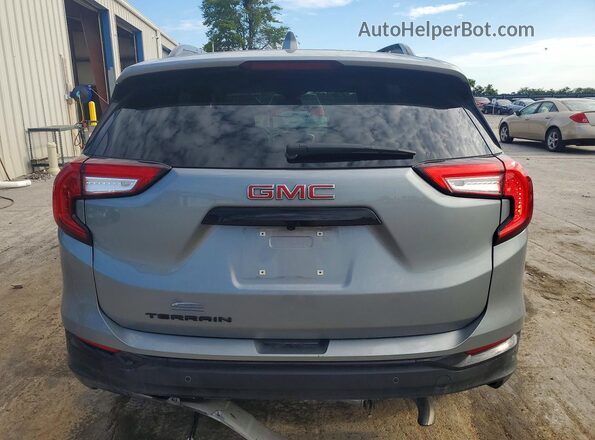 3GKALMEGXPL111603 2023 GMC TERRAIN Silver Widok z tyłu