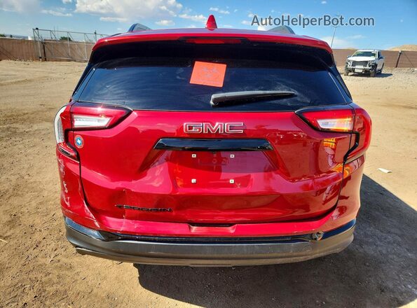 3GKALMEGXRL186546 2024 GMC TERRAIN Burgundy Vista trasera