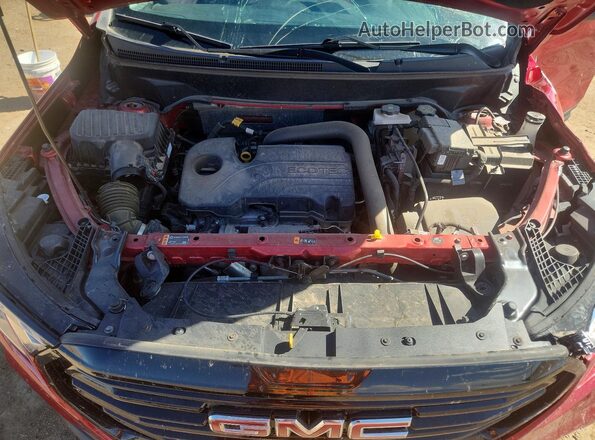 3GKALMEGXRL186546 2024 GMC TERRAIN Burgundy Vista interior trasera