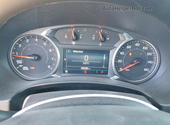 3GKALMEGXRL256479 2024 GMC TERRAIN Темно-бордовый Вид щитка приборов