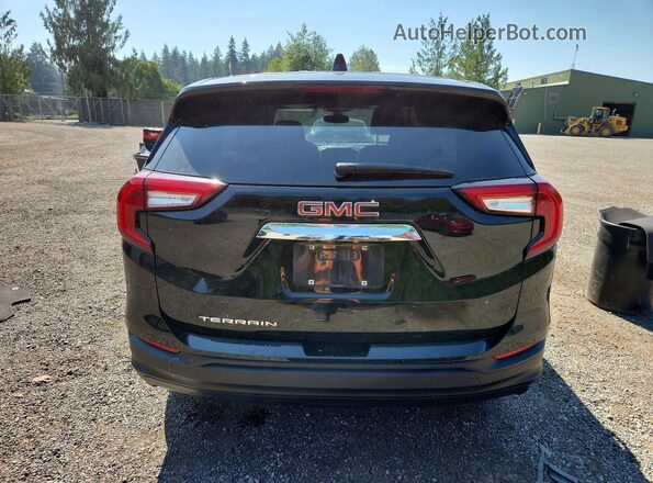 3GKALMEGXRL328278 2024 GMC TERRAIN Black Вид ззаду