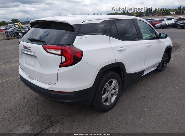 3GKALMEGXRL349714 2024 GMC TERRAIN Белый Задняя правая четверть