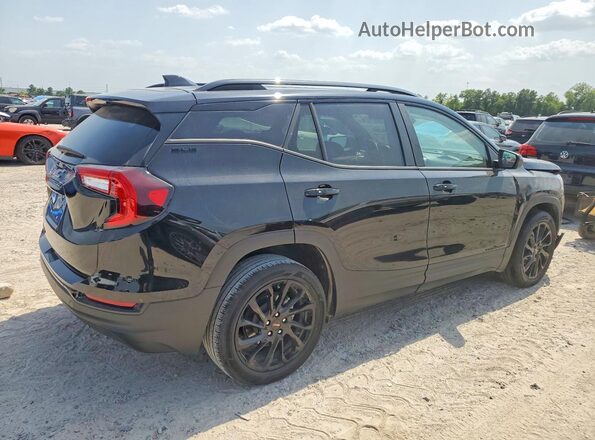 3GKALMEGXRL376458 2024 GMC TERRAIN Черный Задняя правая четверть