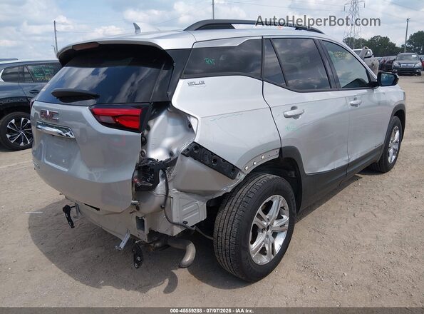 3GKALMEV0JL162677 2018 GMC TERRAIN Silver Trasero derecho