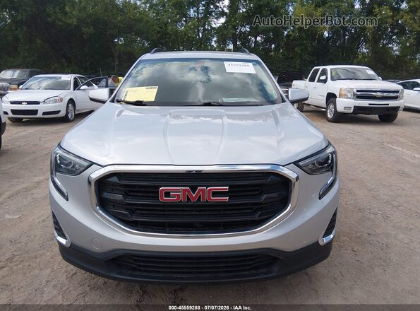 3GKALMEV0JL162677 2018 GMC TERRAIN Silver Vista interior trasera
