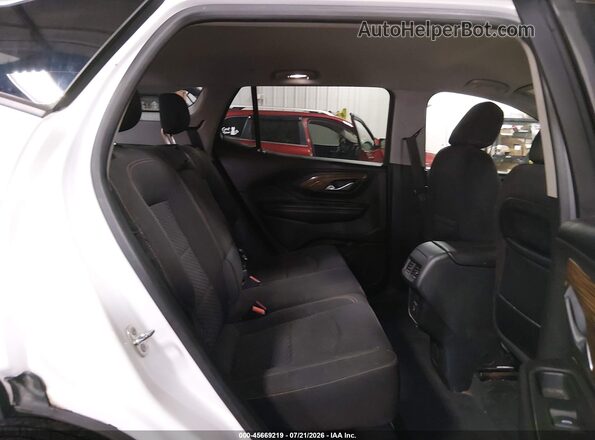3GKALMEV0JL239080 2018 GMC TERRAIN White Vista de la etiqueta del VIN