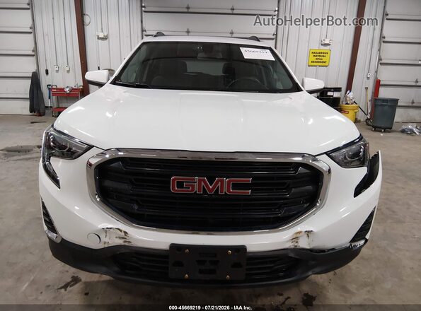 3GKALMEV0JL239080 2018 GMC TERRAIN White Vista interior trasera