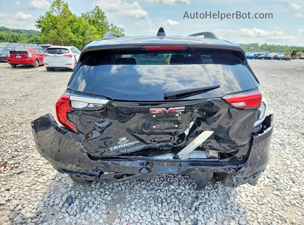 3GKALMEV0JL245946 2018 GMC TERRAIN Black Rear view