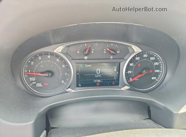 3GKALMEV0JL245946 2018 GMC TERRAIN Black Instrument cluster view