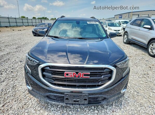 3GKALMEV0JL245946 2018 GMC TERRAIN Black Front view