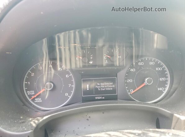 3GKALMEV0JL301531 2018 GMC TERRAIN Black Instrument cluster view