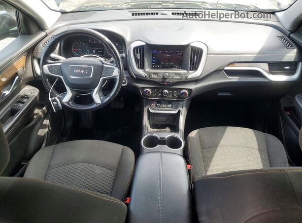 3GKALMEV0JL347246 2018 GMC TERRAIN Charcoal Widok deski rozdzielczej