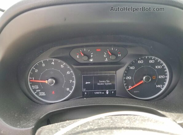 3GKALMEV0JL347246 2018 GMC TERRAIN Charcoal Widok zestawu wskaźników