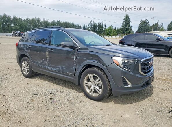 3GKALMEV0JL347246 2018 GMC TERRAIN Charcoal Przód prawy