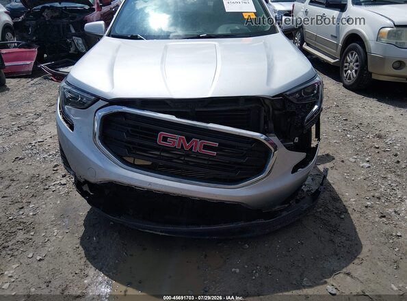 3GKALMEV0JL399802 2018 GMC TERRAIN Серый Вид спереди