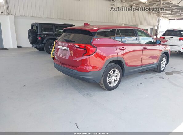 3GKALMEV0KL172143 2019 GMC TERRAIN Красный Задняя правая четверть