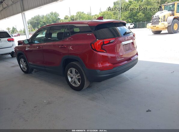 3GKALMEV0KL172143 2019 GMC TERRAIN Красный Задняя левая четверть