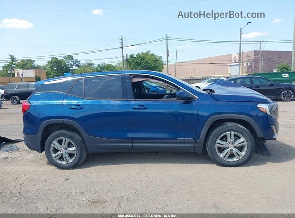 3GKALMEV0KL298972 2019 GMC TERRAIN Blue Widok wnętrza z tyłu