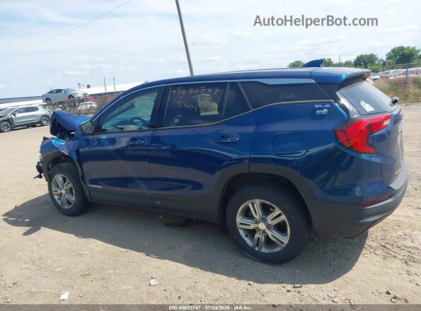 3GKALMEV0KL298972 2019 GMC TERRAIN Blue Widok wnętrza 360 stopni