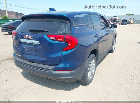 3GKALMEV0KL298972 2019 GMC TERRAIN Blue Tył prawy
