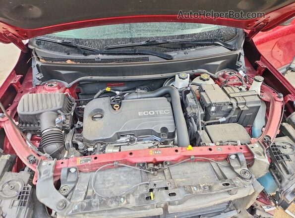 3GKALMEV0KL360743 2019 GMC TERRAIN Red Շարժիչի բաժամունքի տեսք