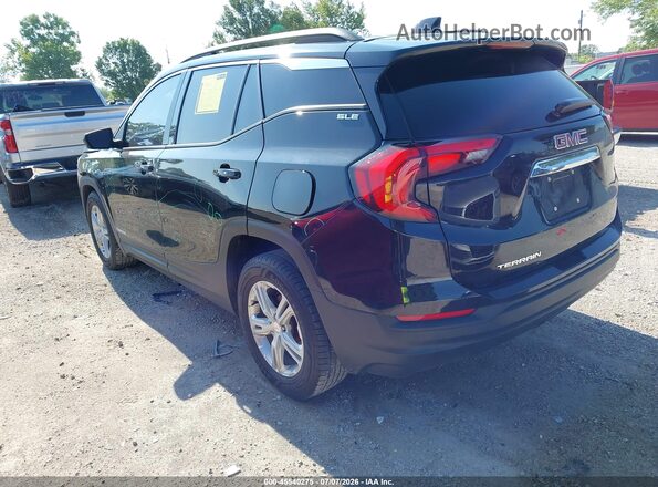 3GKALMEV0LL124854 2020 GMC TERRAIN Black Հետևի ձախ