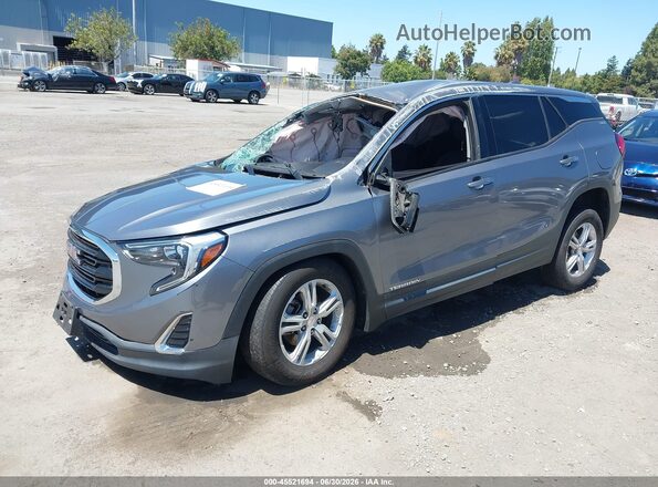 3GKALMEV0LL185590 2020 GMC TERRAIN Silver Przód lewy