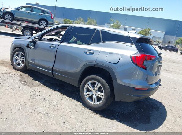 3GKALMEV0LL185590 2020 GMC TERRAIN Silver Tył lewy